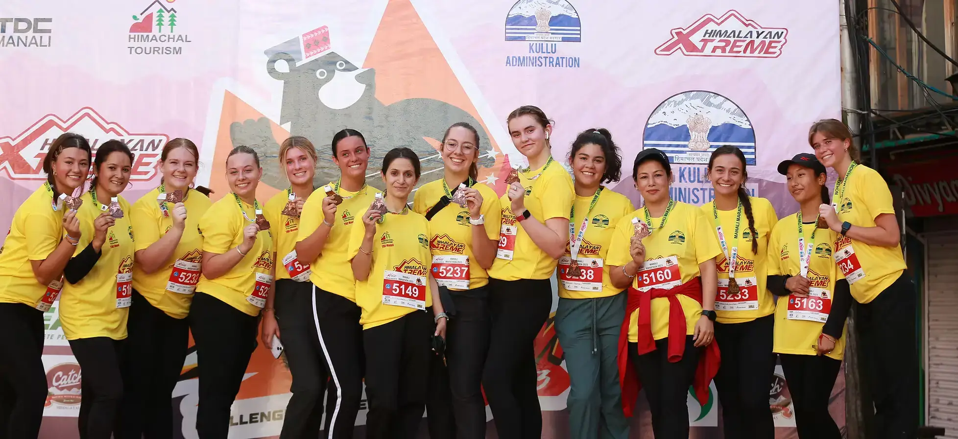Group of Participants at Manali Marathon